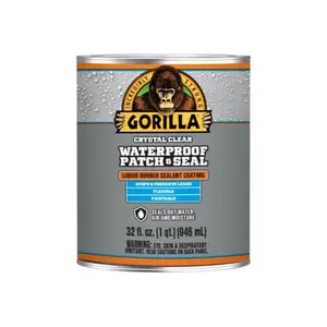 Gorilla Glue 100720 32 oz Waterproof Patch & Seal Liquid Sealant, Clear