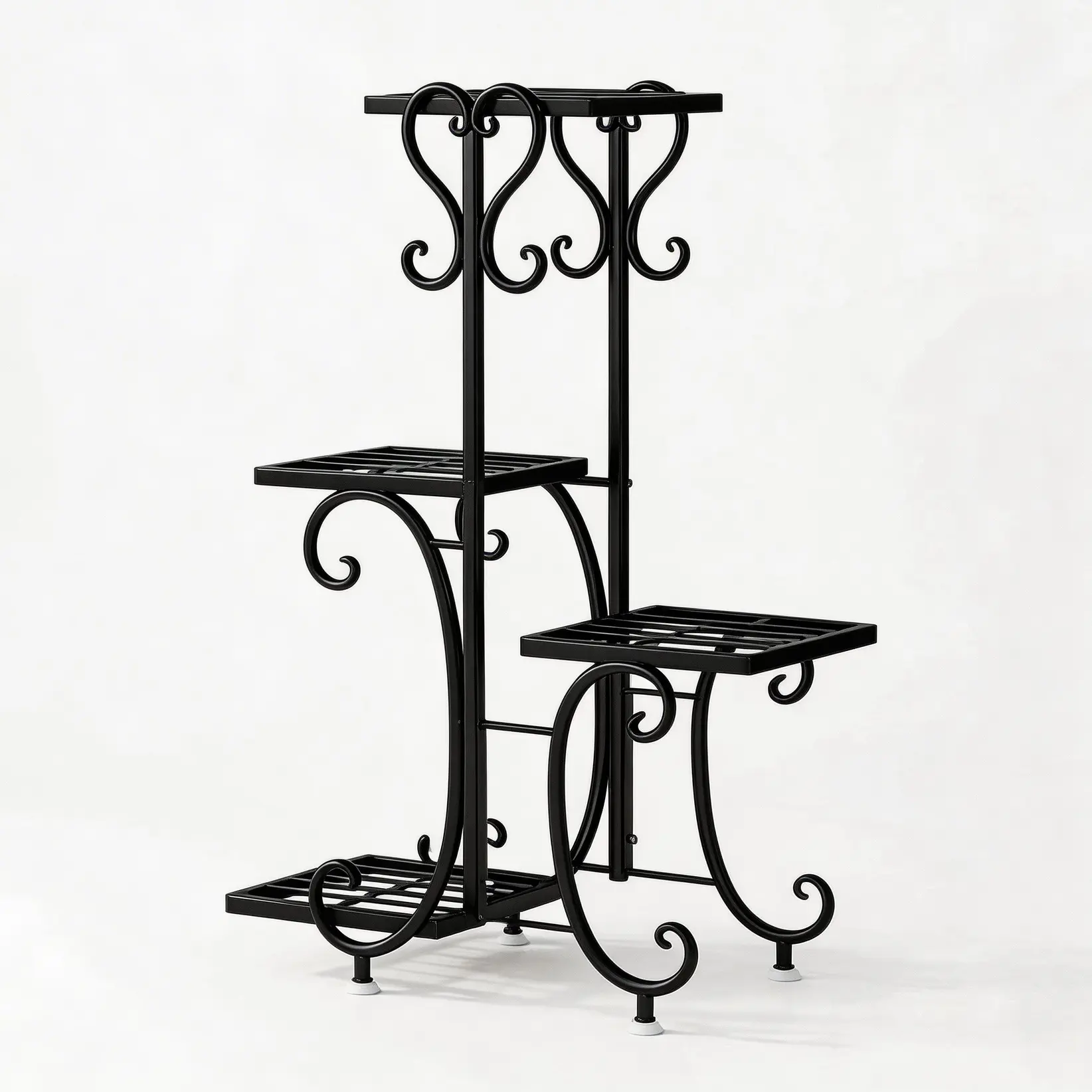 4-Tier Black