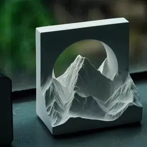 Golden Mountain Aromatherapy Night Light 2700K Warm Light Stress Relief Cozy Home Decor Self Care Gift for Her