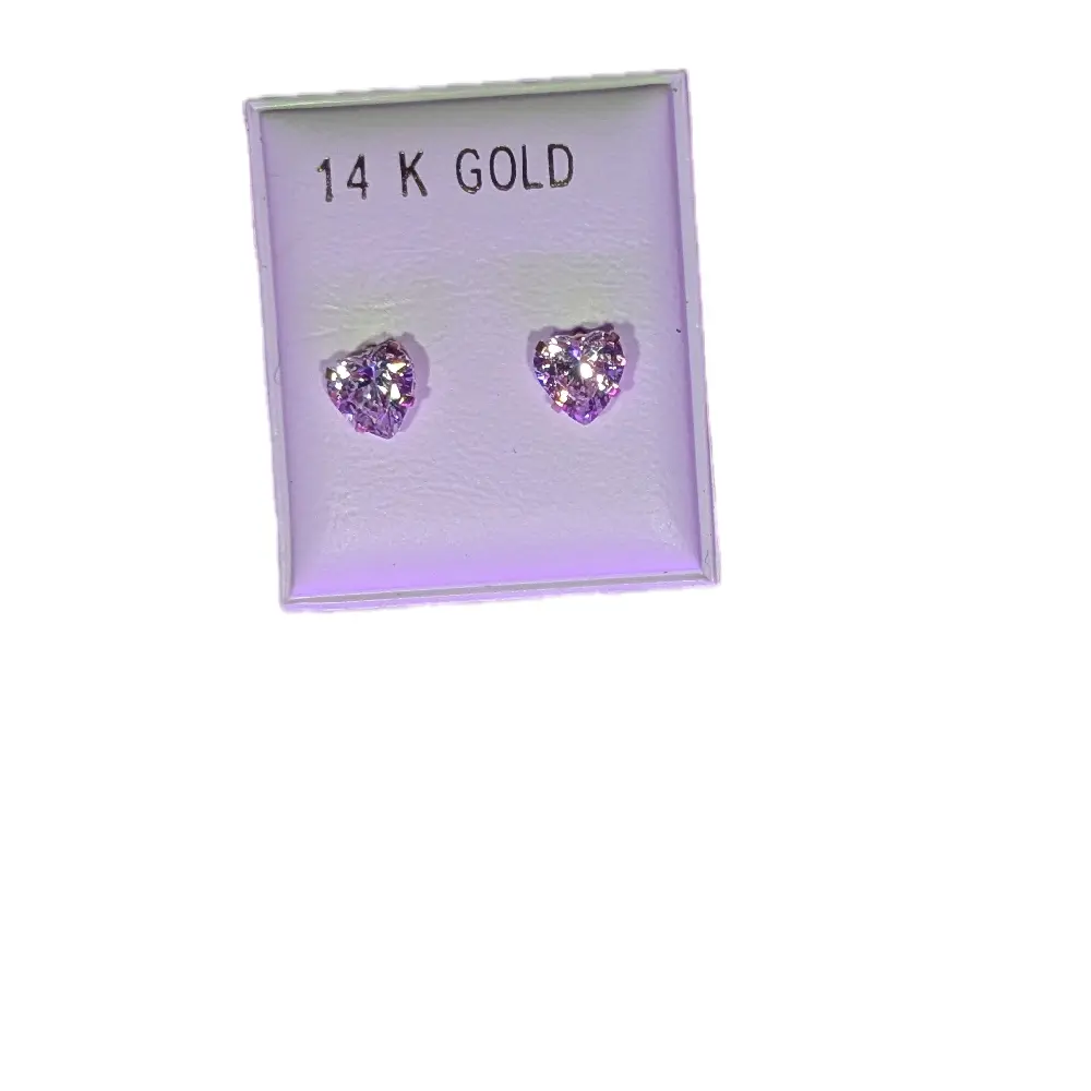 Purity Heart 14k Earrings