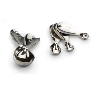 RSVP Set of 5 Teardrop Measuring Spoons