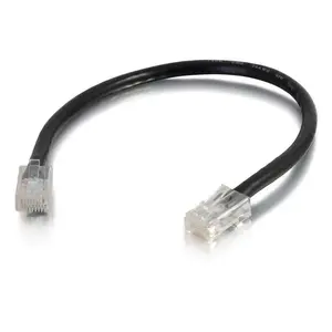C2G 4106 1ft (0.3m) Cat6 Non-Booted Unshielded UTP Ethernet Network Patch Cable - Black