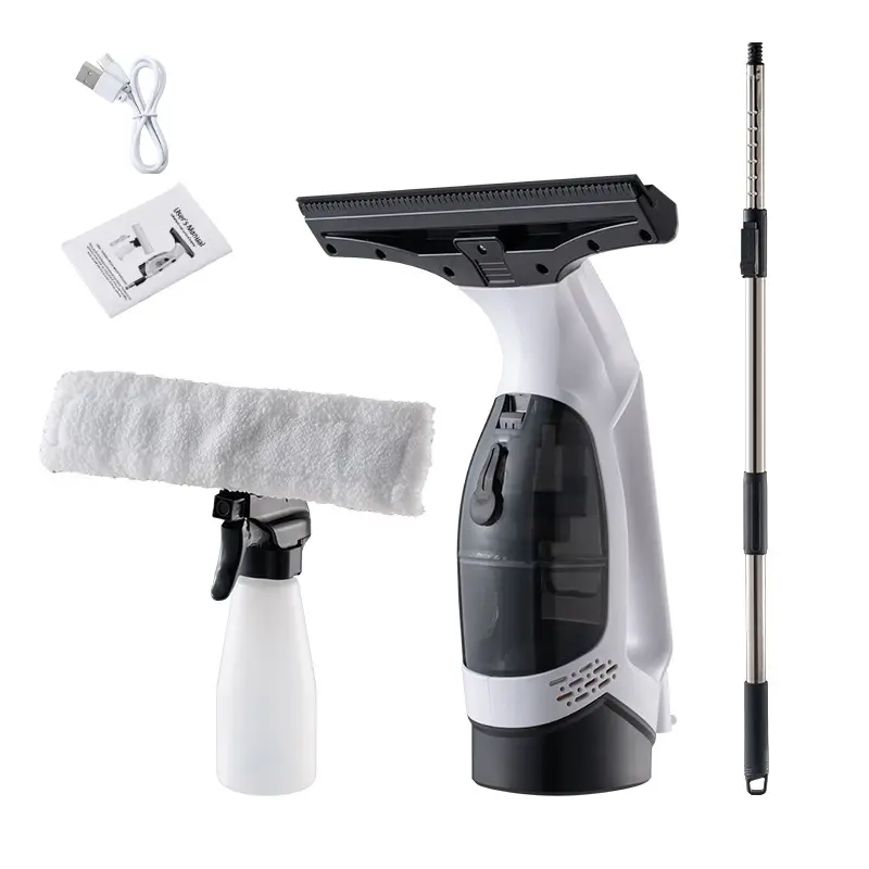 Window Vacuum Squeegee Cordless, Power Window Vacuum Cleaner Set, Window Squeegee Electric Cleaning Tool For Glass, Showers, Mirrors, Tiles