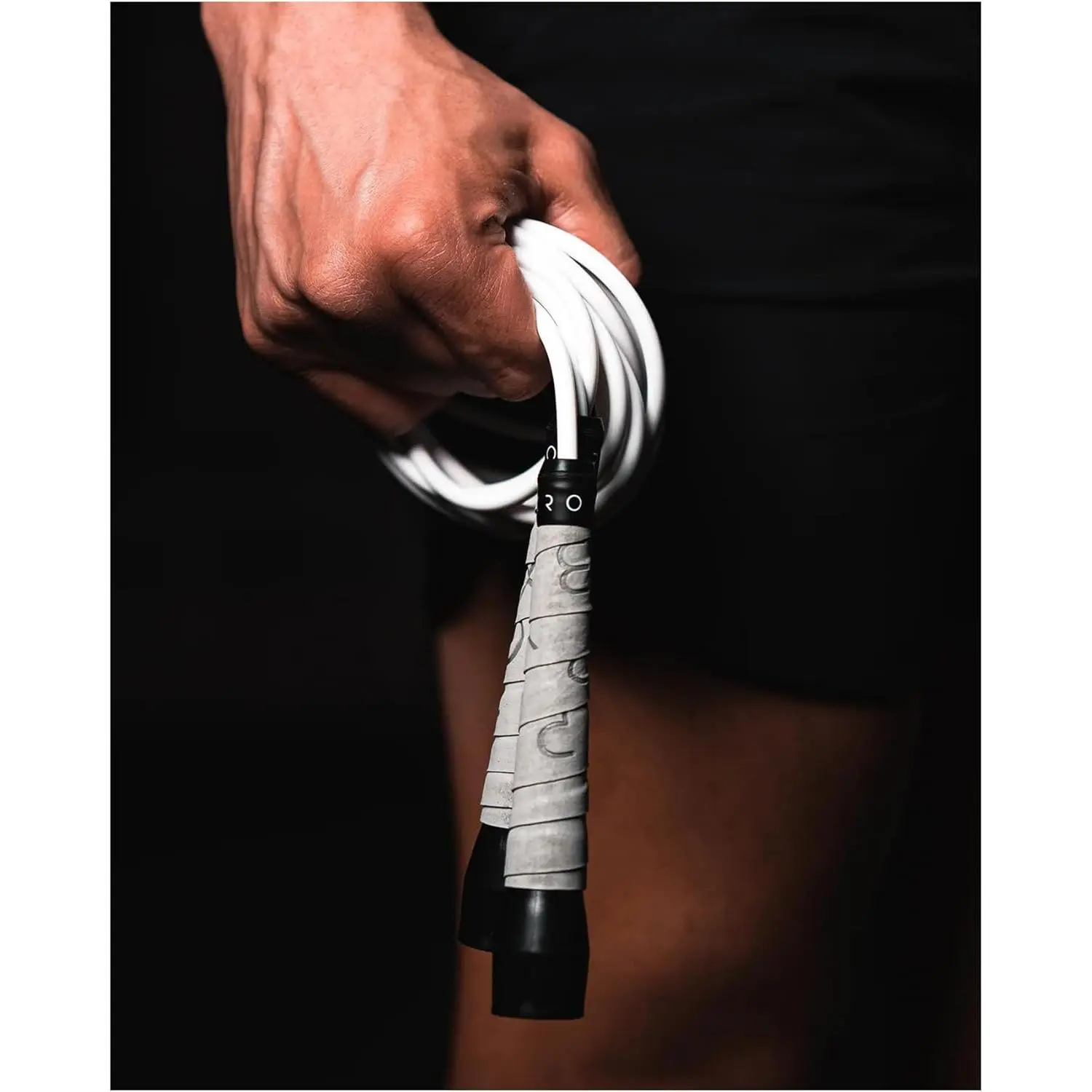 A Jump Rope Made For Boxing, Tangle-Free, 15% Heavier Than A Normal PVC Rope, Boxer Jump Rope, Adjustable, Includes Grip Tapes For More Grip, Skipping Rope for Boxers,