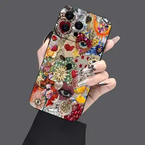 Fashionable Phone Case, Stylish Phone Protective Cover, Phone Accessories Compatible with iPhone 11 12 13 14 15 Pro Max, Casing