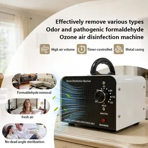 Home Ozone Air Disinfector Machine, Formaldehyde Removal, Odor Elimination, Air Purifier Sterilizer, Household Air Cleaning Device