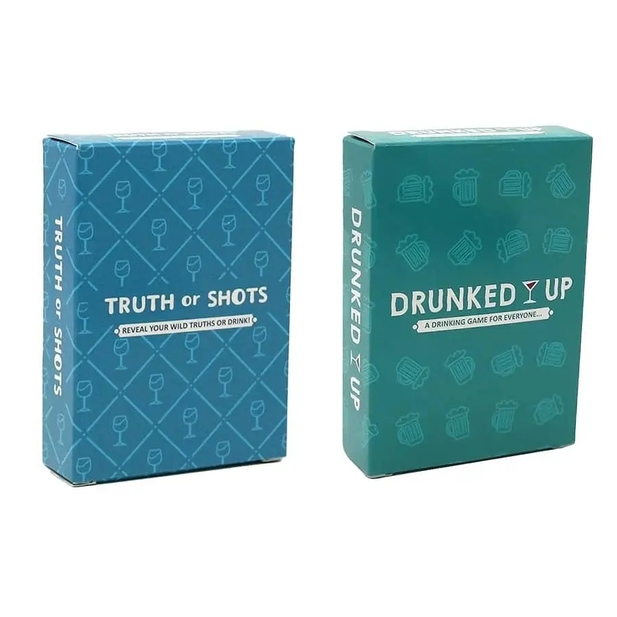 Truth or Shots Drunken Card Game for Adults, Fun Party Drinking Game, Ideal for New Year Valentine Christmas Halloween Dates, Family Fun Game, Party Table Game