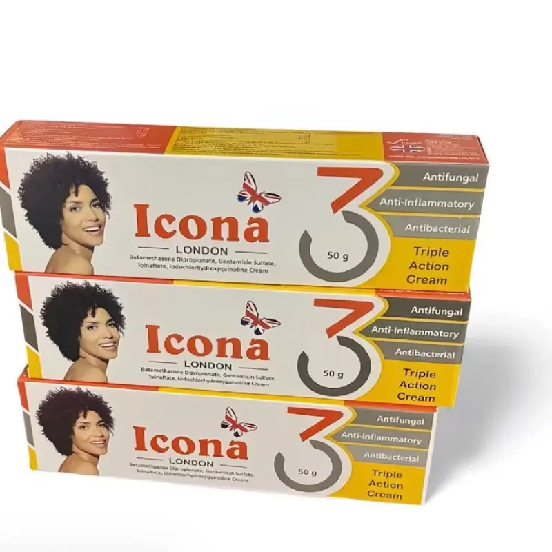 Icona 3 cream moisturizer 3pcs  Moisture