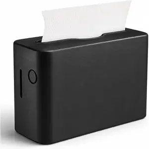 Paper Towel Dispenser Countertop, Commercial Multifold/Trifold/C Fold/Z Fold Paper Towel Dispenser, Hand Towel Dispenser for Bathroom, Bedroom, Kitchen, Toilet Black