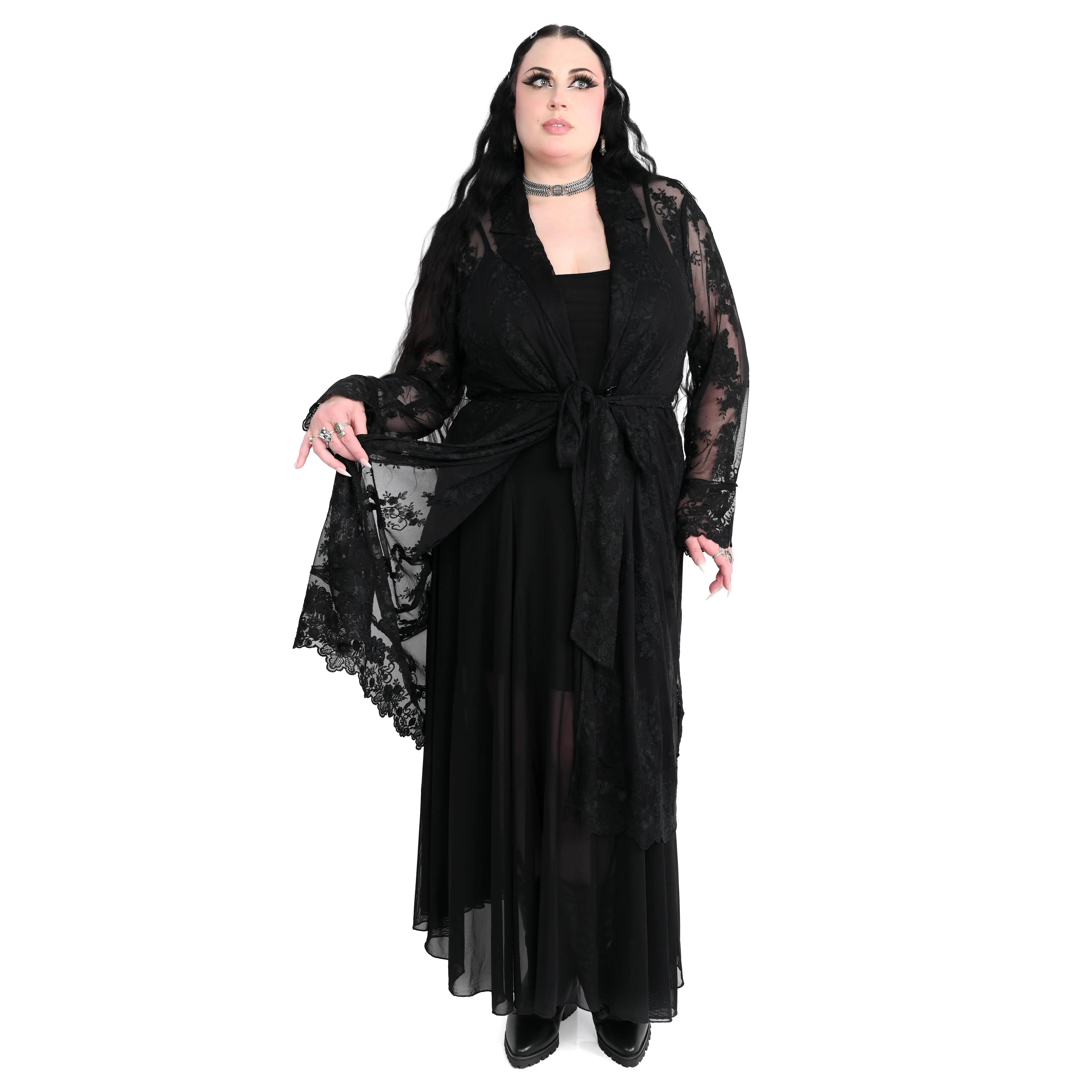 Ingrid Lace Trench Coat