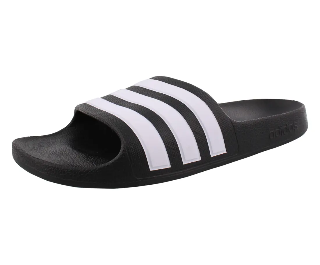 Adidas Adilette Aqua Slide PS Boys' Casual Sports Shoes - Lightweight, Non-Slip, Open-Toed Beach Slippers, Open Toed Slippers, Lightweight Slippers