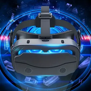 2026 Lightweight VR Wearable Virtual Reality Headset with Game Controller Set, Portable Home Theater, Wide Field of View, Immersive 3D Experience, Universal for Movies & Games, Ideal Player Gift