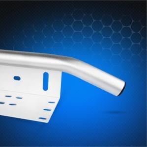 Nilight Led Light Bar Mounting Bracket Front License Plate Frame Bracket License Plate Mounting Bracket Holder For Off-Road Lights Led Work Lamps Lighting Bars,Silver, 2 Years Warranty