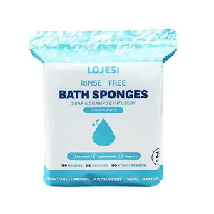 Disposable Rinse Free Bathing Wipes 25 Pack - Ideal forSensitive Skin, Gym, Cleaning, Comfortable Napkin TowelComfortable Cleaning
