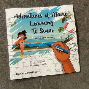 Adventures of Marie- Learning How to Swim (Coloring Book Addition)