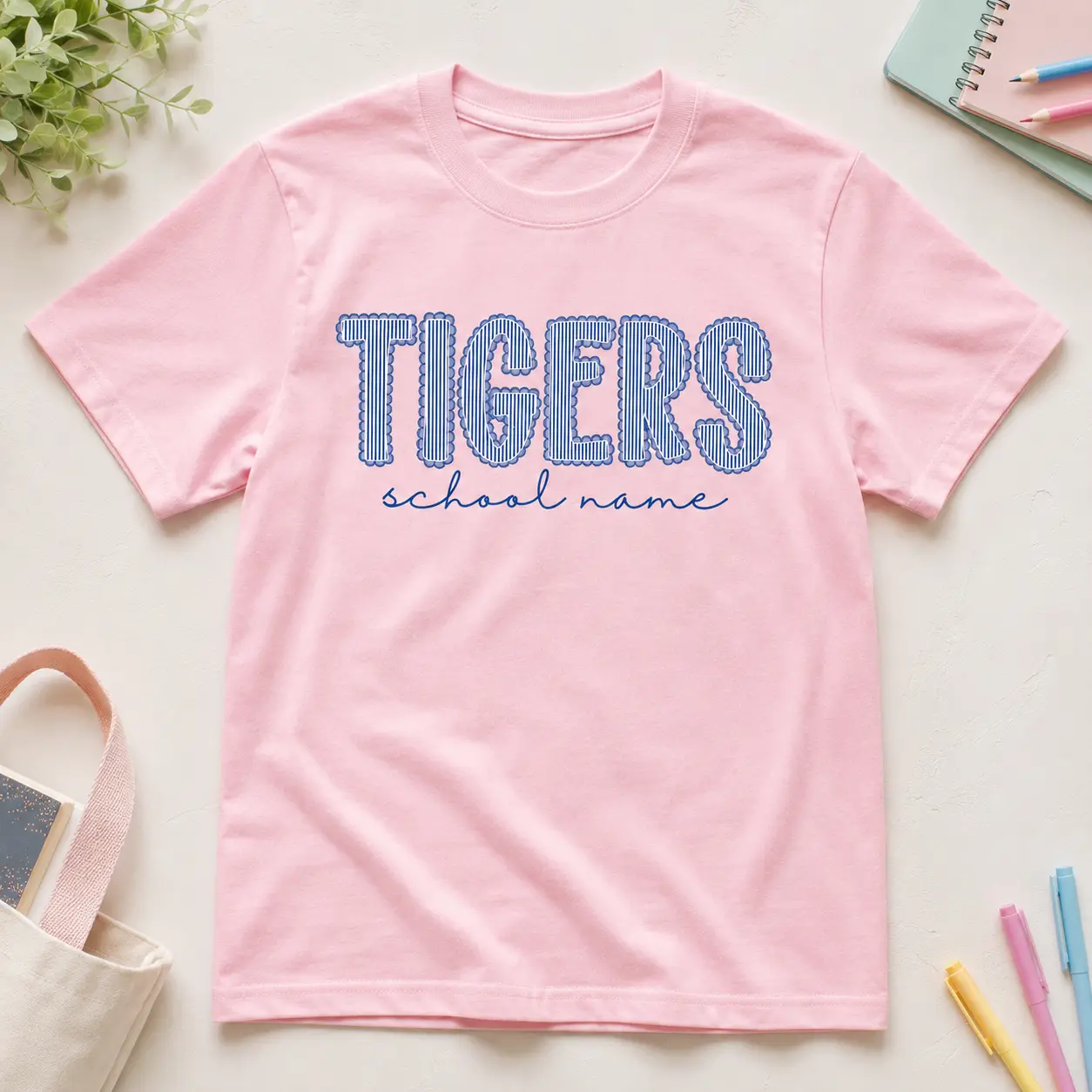 Custom School Mascot Shirt, Personalized School Name T Shirt, School Spirit Graphic, Back To School Outfit
