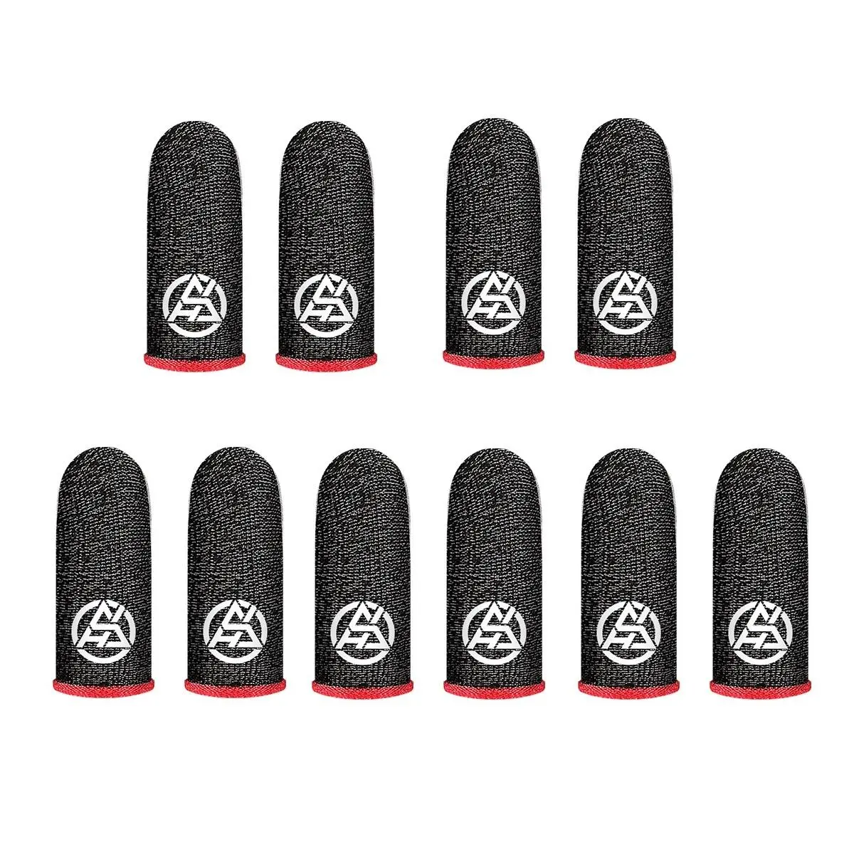 Anti-Slip Gaming Gloves for Pubg Players, 5 Pairs Sweat-Absorbing Finger Covers, Finger Sleeves, Touchscreen Compatible Phone Accessories, Game Console Accessories