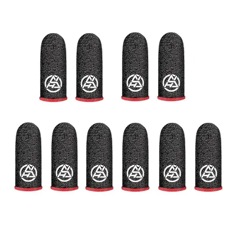 Anti-Slip Gaming Gloves for Pubg Players, 5 Pairs Sweat-Absorbing Finger Covers, Finger Sleeves, Touchscreen Compatible Phone Accessories, Game Console Accessories, Gaming Accessory, Gaming Stuff