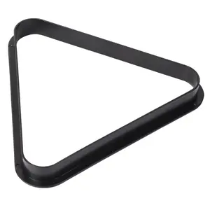 Black Plastic Billiard Pool Ball 8 Ball Triangle Rack
