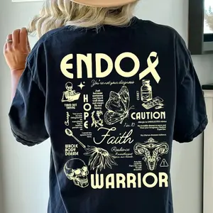 Endometriosis Warrior Sweatshirt Peace Love Cure Endometriosis Awareness Shirt Endo Support Shirt Endometriosis Gift Endometriosis Shirt WEndomAware Cotton Crewneck