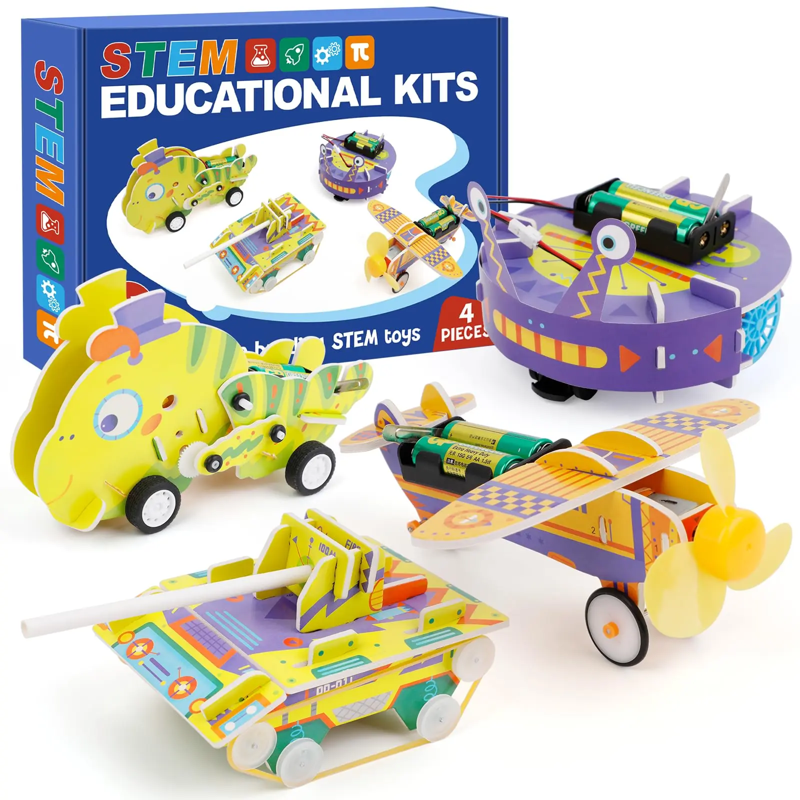 STEM Kits for Kids , STEM Toys for Boys, Science Experiments Robotics Engineering Projects Crafts Robot Building Activities for 6 7 8 9 10 11 12 13 14 Year Old Boys