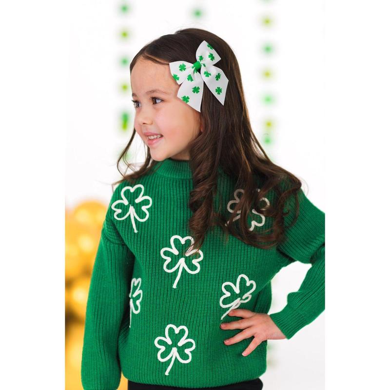 Mom & Me - Shamrock Knit Sweater Mom & Me - Shamrock Knit Sweater