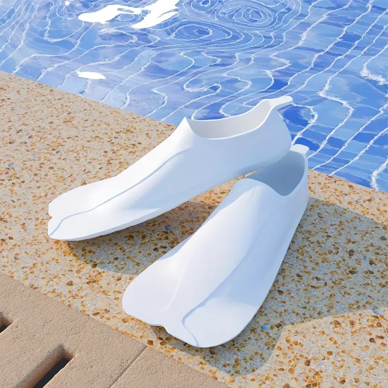 Swimming silicone swimming fins are suitable for and snorkeling training fin equipment, Full Foot