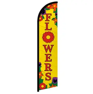 Flowers Windless Banner Flag