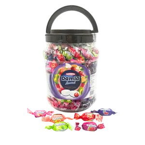 Damla Assorted Soft Candy Center Filled Fruit Chews - 850g