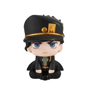 Cute Q Version Jotaro Kujo Figure, Jojo's Bizarre Adventure Pvc Collectible Statue, Anime Model Toy Desktop Decor Gift