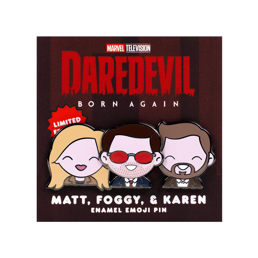 Matt, Foggy, & Karen Enamel Pin