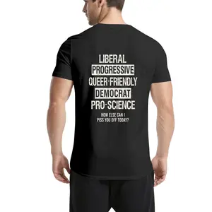 Liberal Progressive Democrat T-shirt, Funny Political Graphic Tee, Unisex Shirts, Casual Wear, Statement Tee