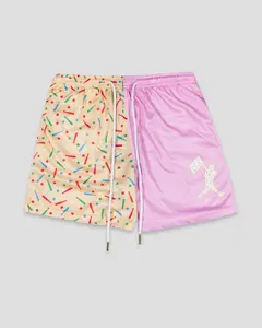 Batter Up Bakery Confetti Cupcake Diamond Air Mesh Shorts