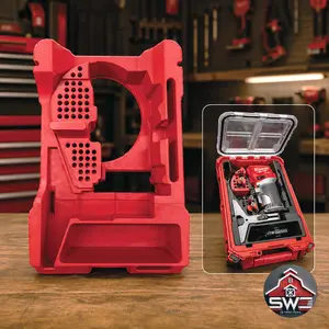 Insert Organizer Compatible with Milwaukee Packout 48-22-8435 for M18 FUEL Compact Router 2723-20