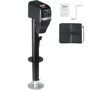 VEVOR Electric Trailer Jack, Power Tongue Jack Weight Capacity 4000 lbs, 9.84-33.85 Electric Tongue Jack with Waterproof Cover for Lifting RV Trailer, Horse Trailer, Utility Trailer, Yacht Trailer