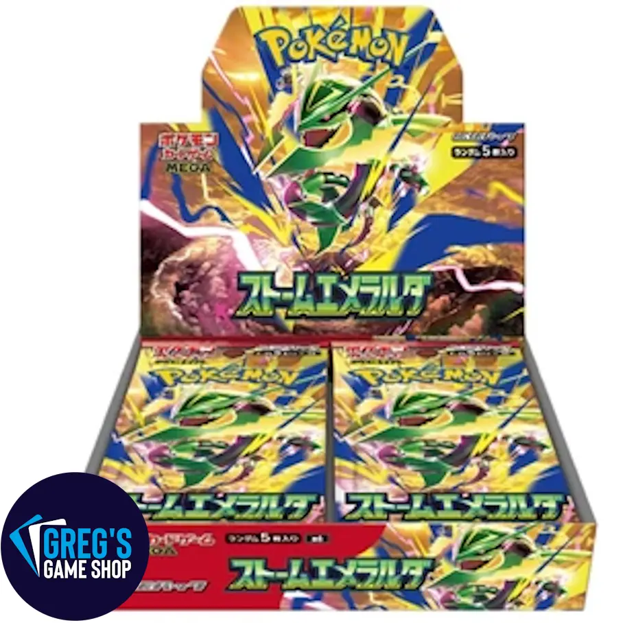 [Pre-Order] Pokemon Japanese Storm Emeralda Booster Box m6
