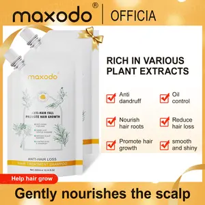 Maxodo Anti-Hair Fall Treatment Shampoo 300ML - Sulfate-Free, Caviar Extract, Ceramide NP, Hyaluronic Acid, Gentle Cleansing, Scalp Biorepair, Intense Hydration for All Hair Types, Hair Treatment Shampoo, Beauty Products