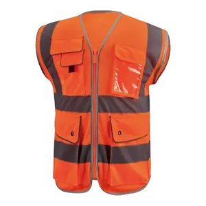 Sv818 class 2 Orange Hi-Vis safety Vest