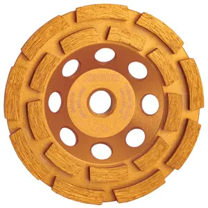 644116 Concrete Grinding Wheel 4 1/2" x 5/8"-11 for Polishing and Stone Concrete Surface, Cement, Marble, Rock,, and Thinset Removing, Angle Wheels Cup