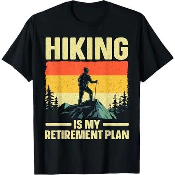 Funny Hiking Art For Men Women Hike Mountain Hiker Hiking T-Shirt