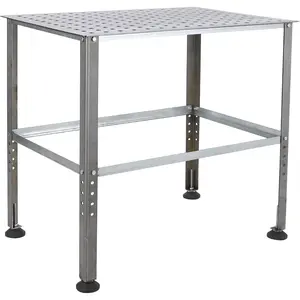 Welding Table 36"x24" Welding Tool Car, 600lbs Static Weight Capacity Welding Workbench Table 5/8-Inch 16MM Fixture Holes