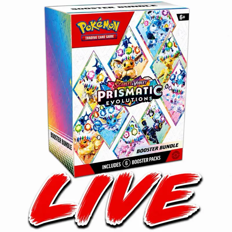 Prismatic Evolutions Booster Bundle (Ripped LIVE)