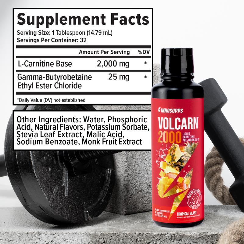 Inno Supps Volcarn 2000 + Inno Cleanse Daily Support Bundle