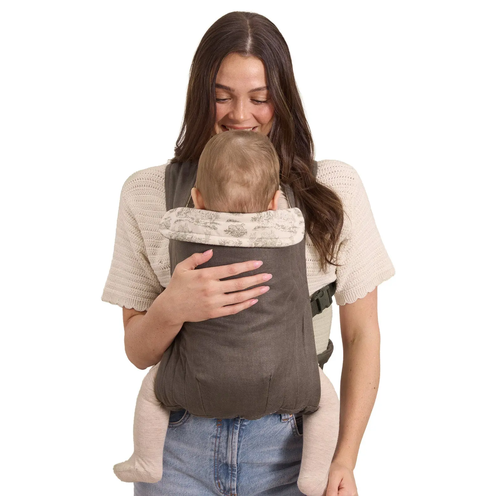 Solly Baby Soft Buckle Carrier – Soft Structured Baby Carrier Adjustable Front & Back – 10–45 lbs – Ergonomic Design – Baby Carrying Essential