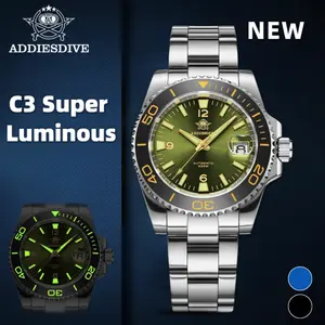 ADDIESDIVE Automatic Watches for Men Diver Watch - Mechanical  luminous 200m Waterproof Sapphire Crystal Watch Men's Watches Business Watch