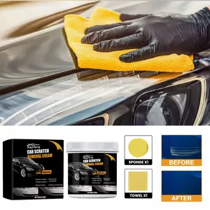 Rayhong Car Scratch Remover Polish Paste for Paint Scratch Removal and Protection with Anti-Dust and Shine Restoring Formula