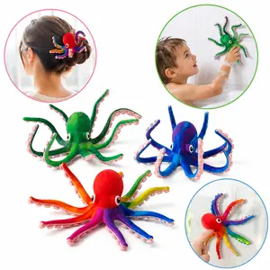 Octopus Fidget Toy with Suction Cups, 3DBendable Silicone Sensory Desk Toy for StressRelief & Anxiety, Quiet Travel Essential,PortablePhone Stand Gift, Portable Gift for Kids, Teensand Adults squishy Cute #GLOBAL PICKS