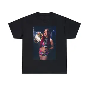 Iyo Sky WWE Tee Shirt US Size: S-6XL, All Colors, Gift for Women Men, Made In USA, 100% cotton, Classic Fit, Unisex T-Shirt