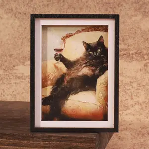 1PC Cute Cat Refrigerator Magnet, Refrigerator Decorating Magnet, Fun Kitty Fridge Magnet, Perfect Holiday Gift for Cat Lovers, Unique Magnetic Kitchen Decoration