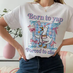 Funny Silly Goose Shirt, Born to Yap Forced to Chart Sweatshirt, Nursing Student Crewneck, ER Sweater, Gift For Her